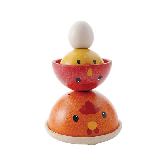 Wooden Chicken Nesting by Plan toy premium quality - Picture 4 of 7